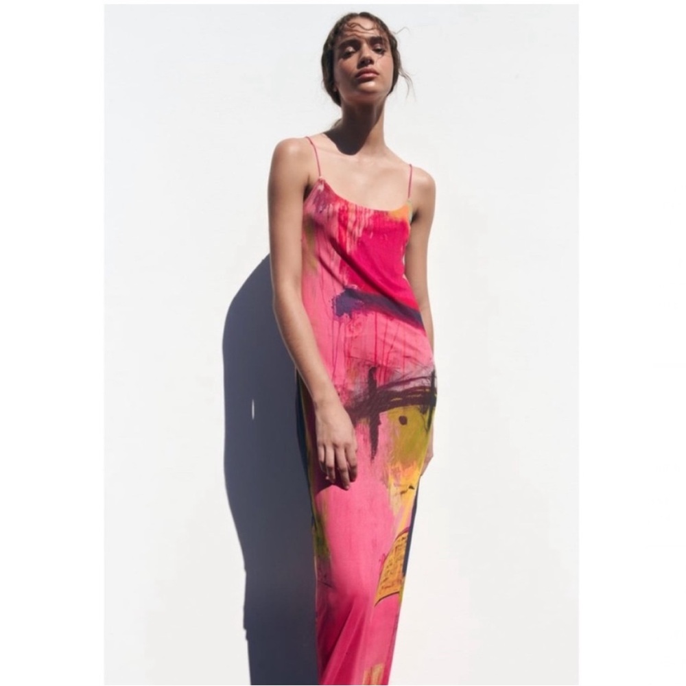 NWT Zara x David Pher printed dress